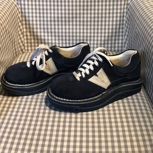 Fly London blue suede sneaker/loafer